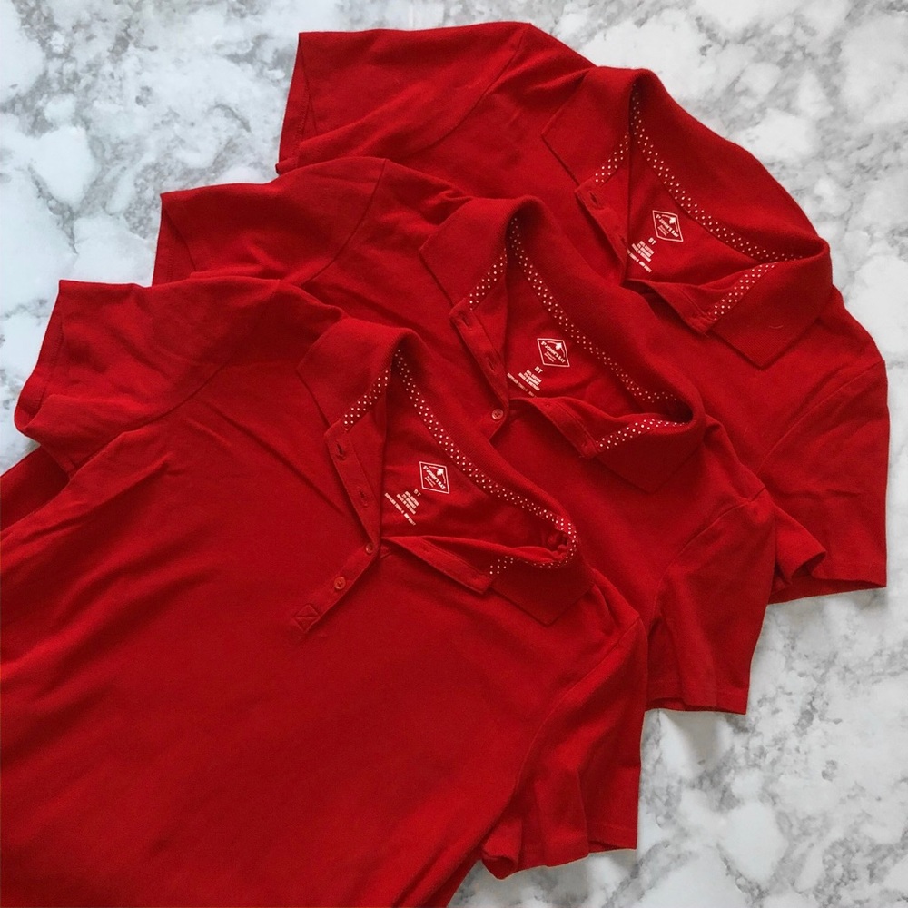 St. John’s Bay Red Polo School Uniform Set of 3